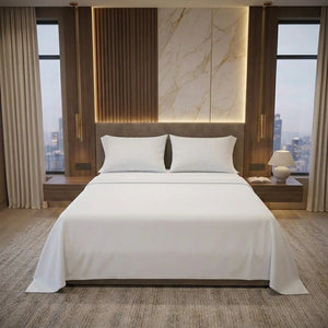 Juego De Sabanas T144 De Hotel Xperience Blanca