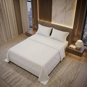 Juego De Sabanas T144 De Hotel Xperience Blanca
