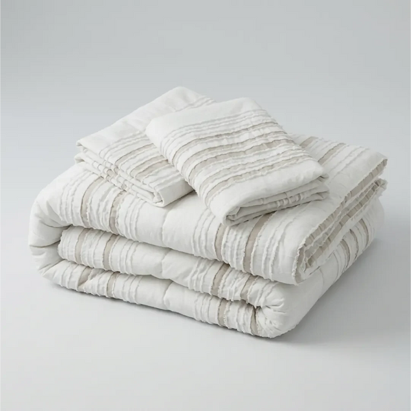 Comforter Quilt Eira Blanco - Beige