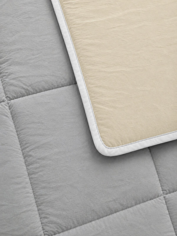 Comforter Quilt Cotton Sense  Gris - Beige