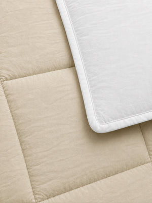 Comforter Quilt Cotton Sense   Beige -Blanco