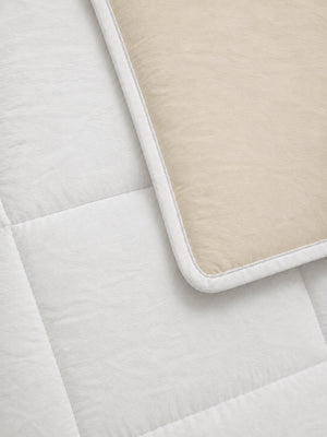 Comforter Quilt Cotton Sense   Beige -Blanco